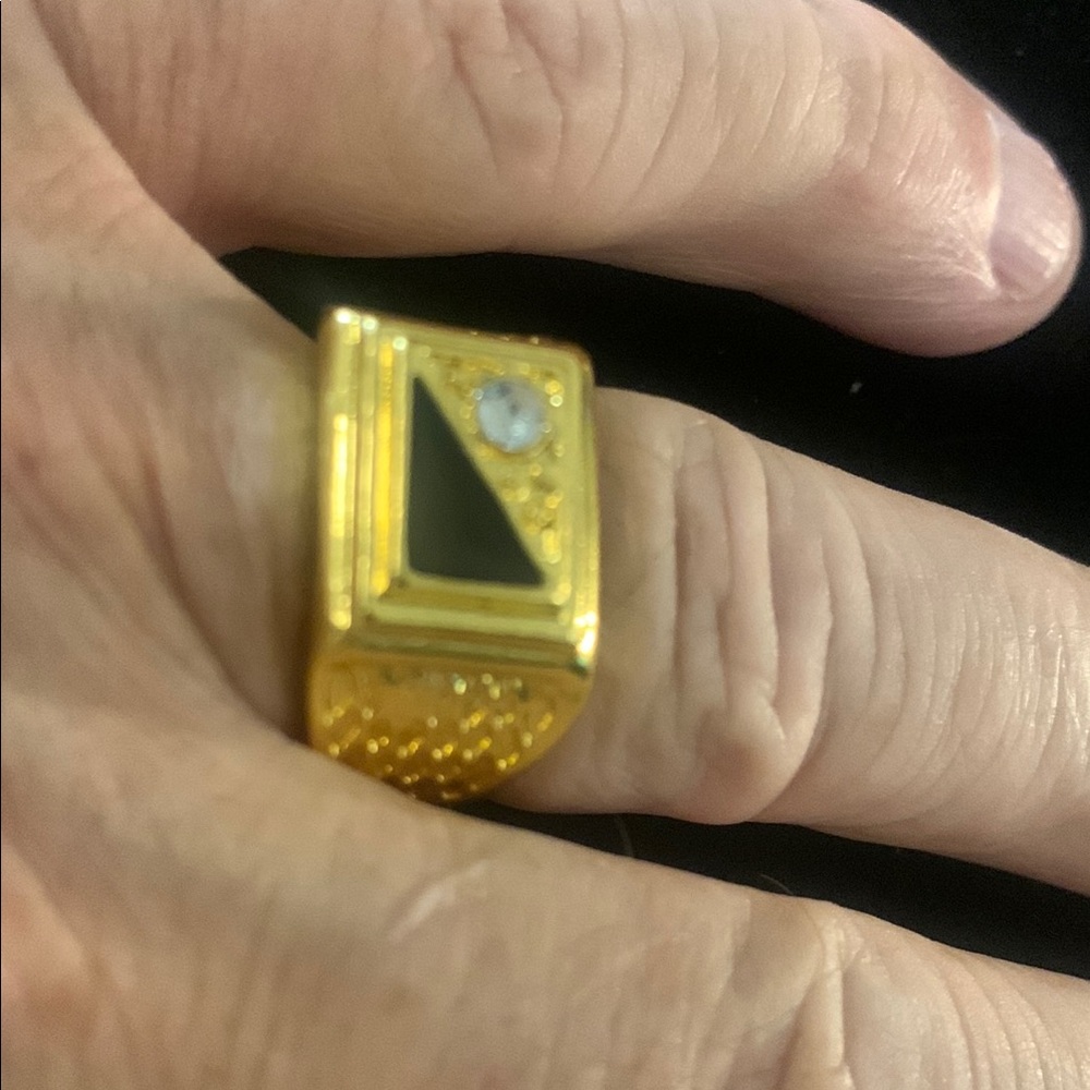 Gold and Black Men's Ring Bogo